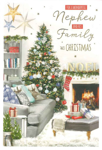 Picture of WONDERFUL NEPHEW & FAMILY CHRISTMAS CARD